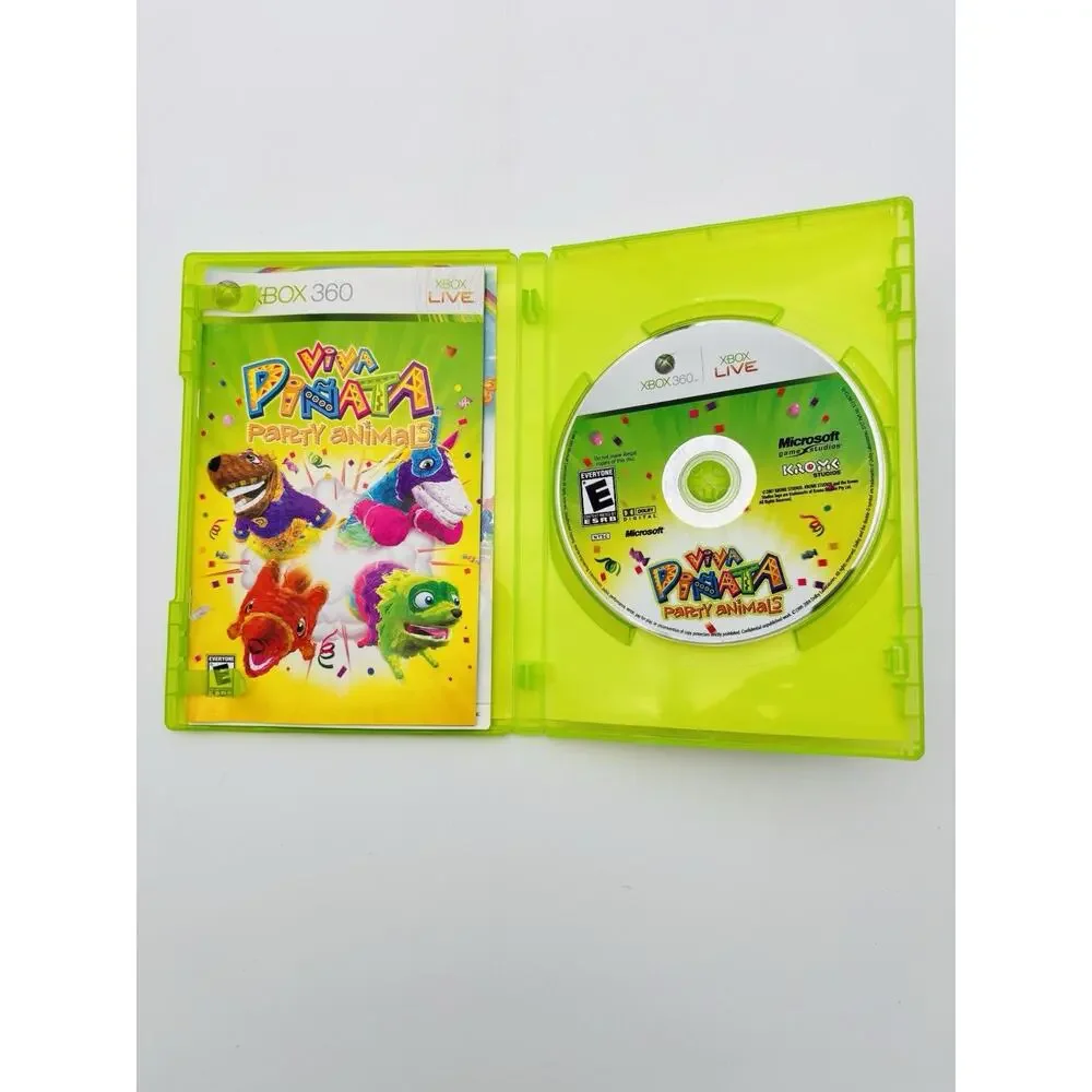 Viva Pinata: Party Animals (Microsoft Xbox 360, 2007) Complete CIB Tested Works